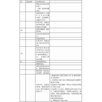 車削實(shí)訓(xùn)項(xiàng)目 筆尖